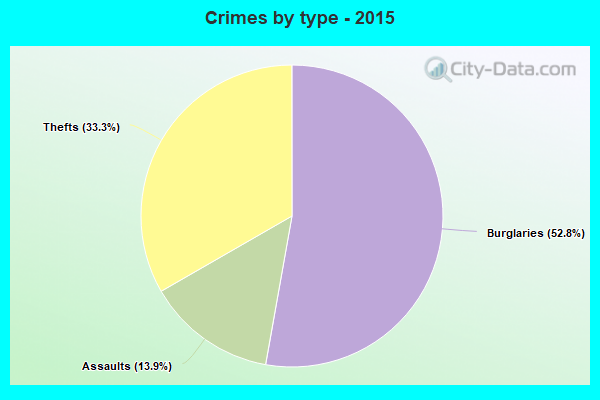 Crimes by type - 2015