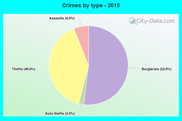 Crimes by type - 2015