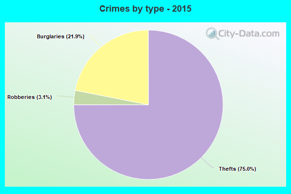 Crimes by type - 2015