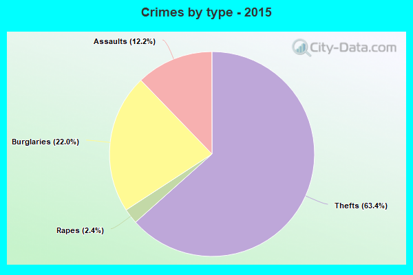 Crimes by type - 2015