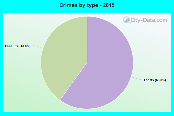 Crimes by type - 2015