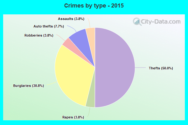 Crimes by type - 2015