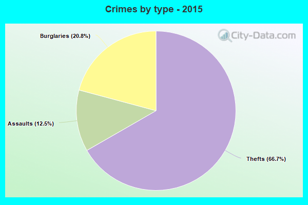 Crimes by type - 2015