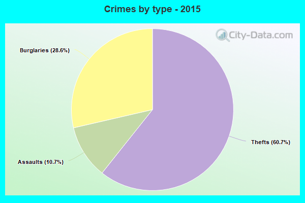 Crimes by type - 2015