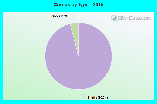 Crimes by type - 2015