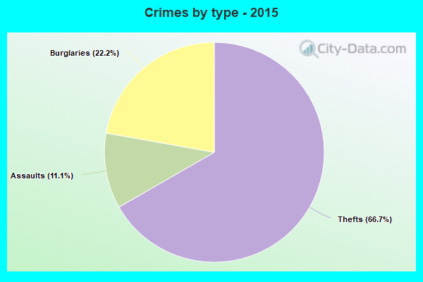 Crimes by type - 2015