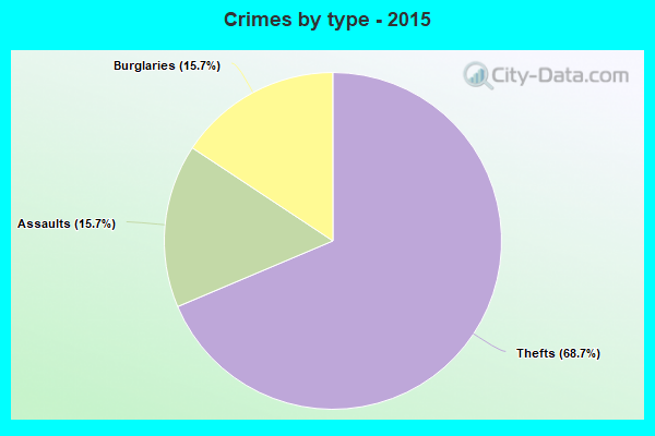 Crimes by type - 2015