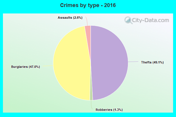 Crimes by type - 2016