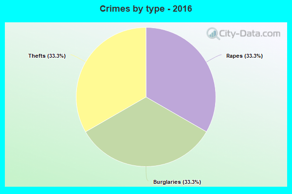 Crimes by type - 2016