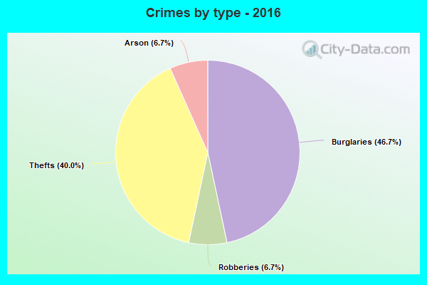 Crimes by type - 2016