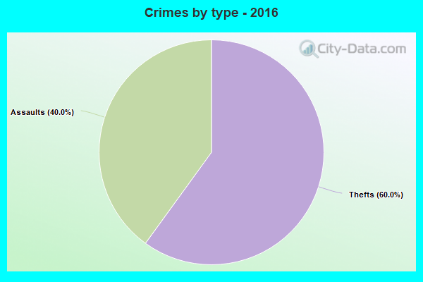 Crimes by type - 2016