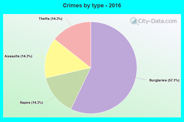 Crimes by type - 2016