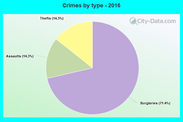 Crimes by type - 2016