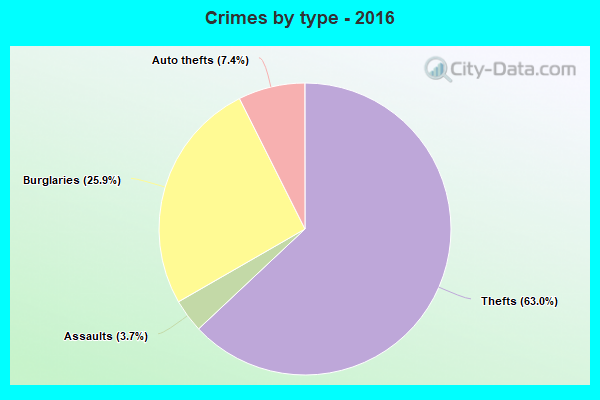 Crimes by type - 2016