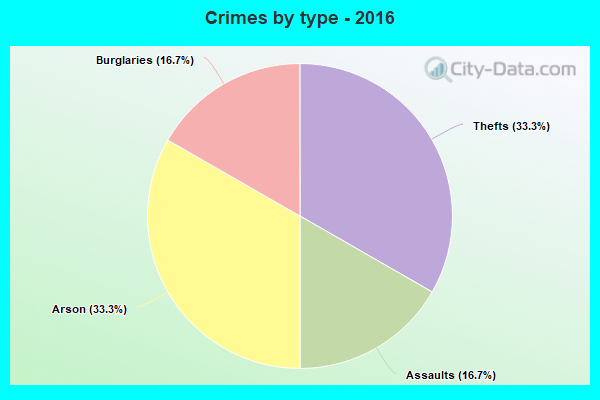 Crimes by type - 2016