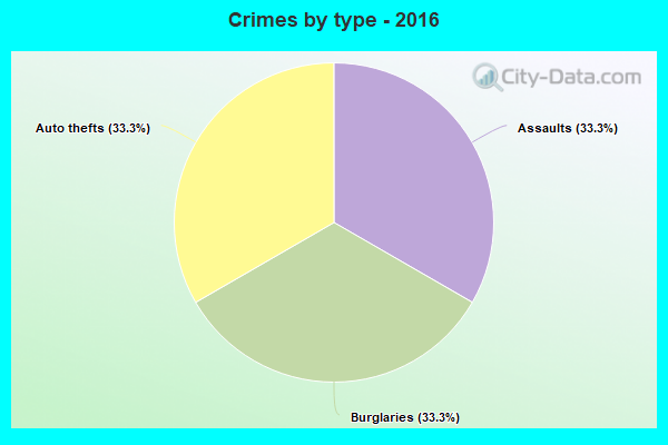 Crimes by type - 2016