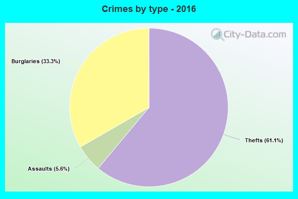 Crimes by type - 2016