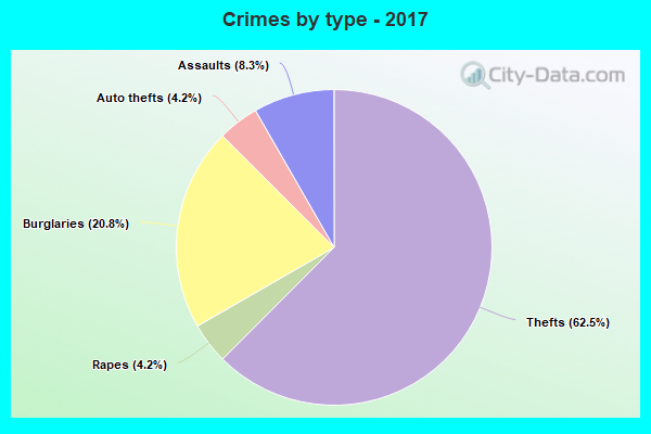 Crimes by type - 2017