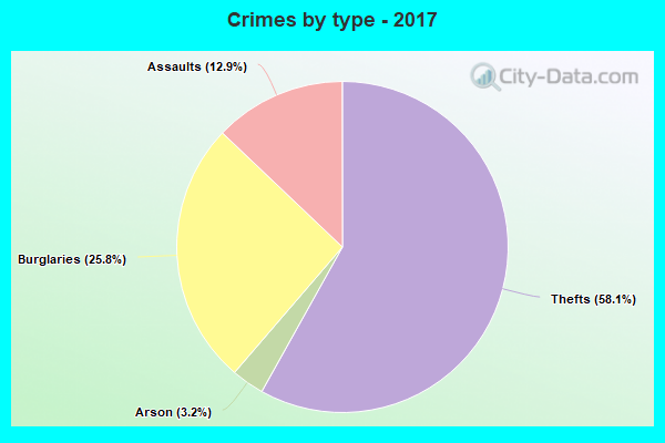 Crimes by type - 2017