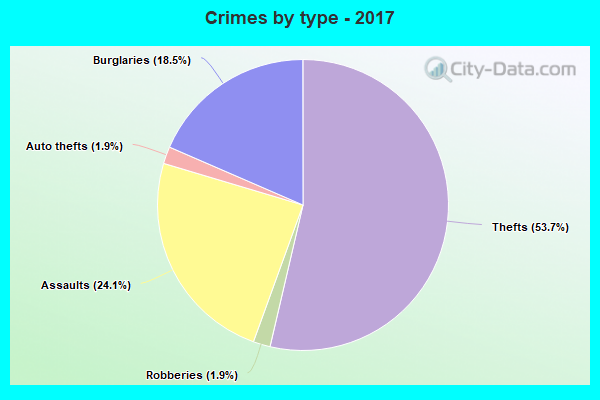 Crimes by type - 2017