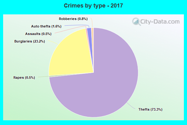 Crimes by type - 2017