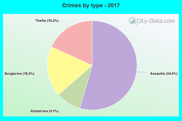 Crimes by type - 2017