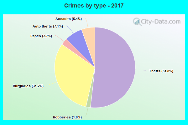 Crimes by type - 2017