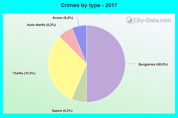 Crimes by type - 2017