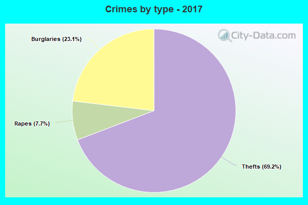 Crimes by type - 2017