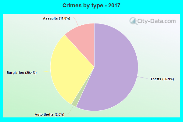 Crimes by type - 2017