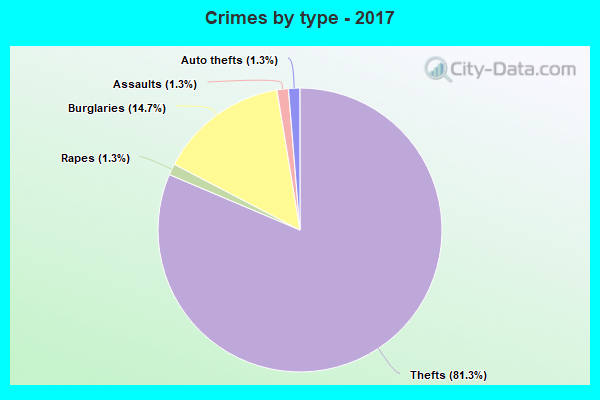 Crimes by type - 2017