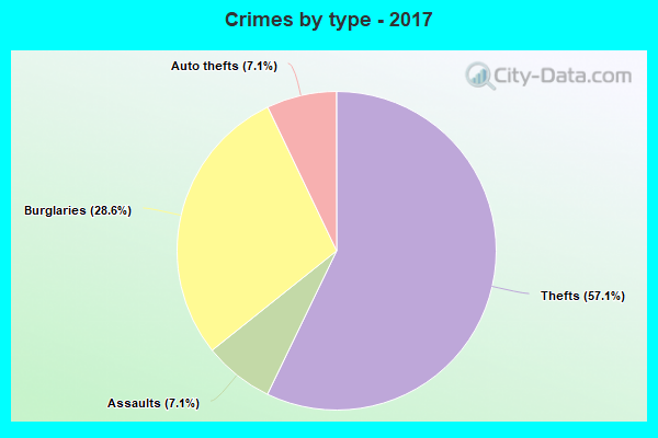 Crimes by type - 2017