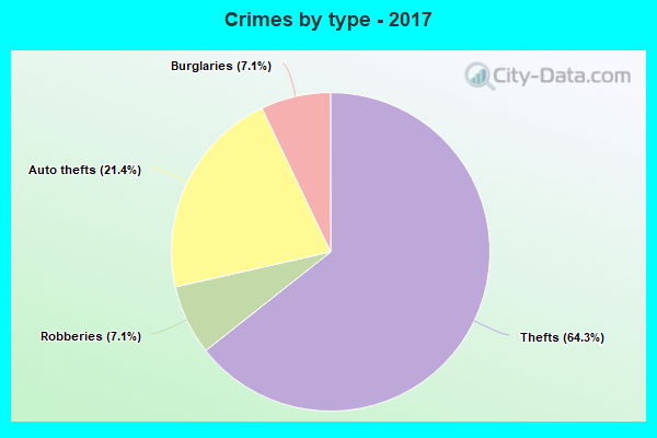 Crimes by type - 2017