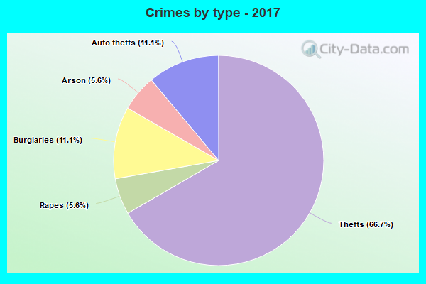 Crimes by type - 2017