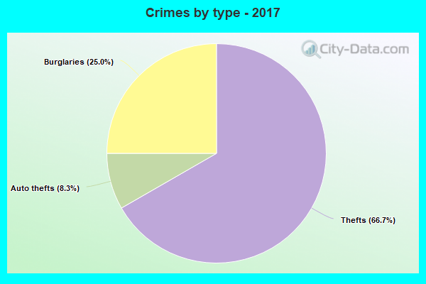 Crimes by type - 2017