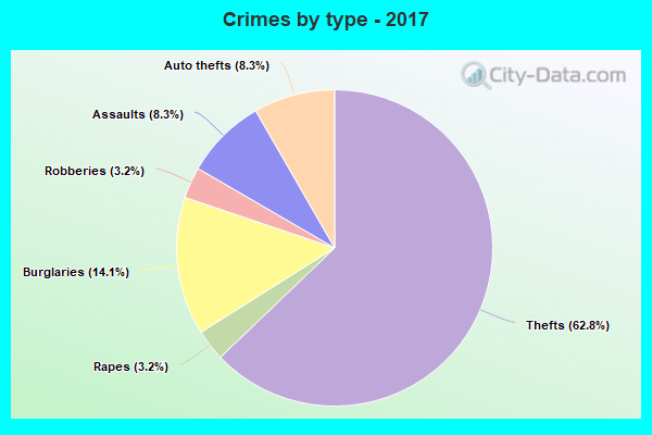 Crimes by type - 2017