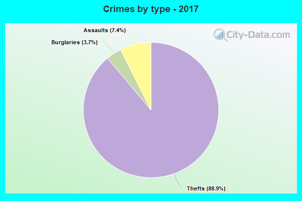 Crimes by type - 2017