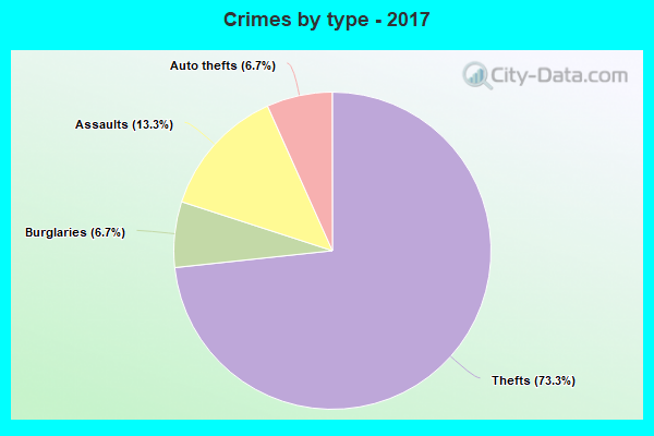 Crimes by type - 2017