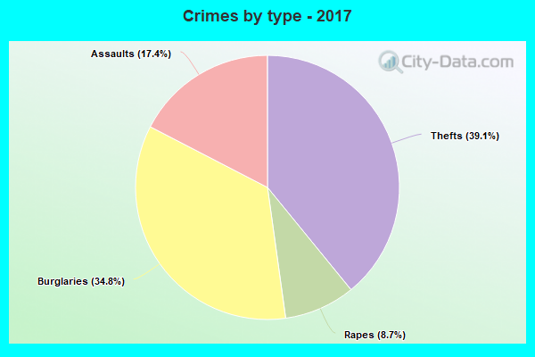 Crimes by type - 2017