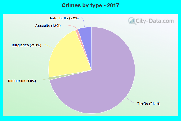 Crimes by type - 2017