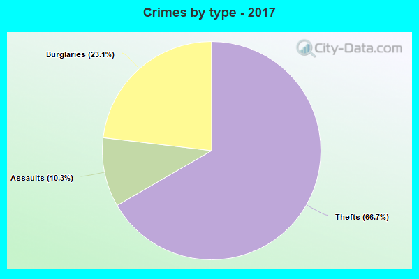 Crimes by type - 2017