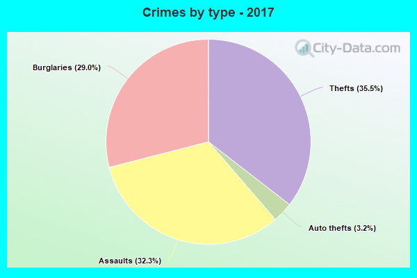 Crimes by type - 2017