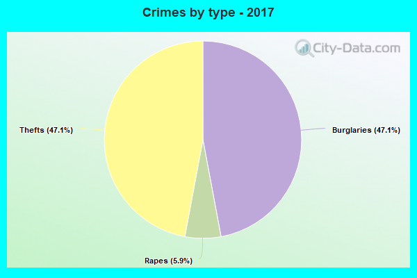 Crimes by type - 2017