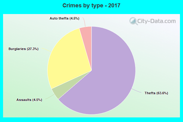 Crimes by type - 2017