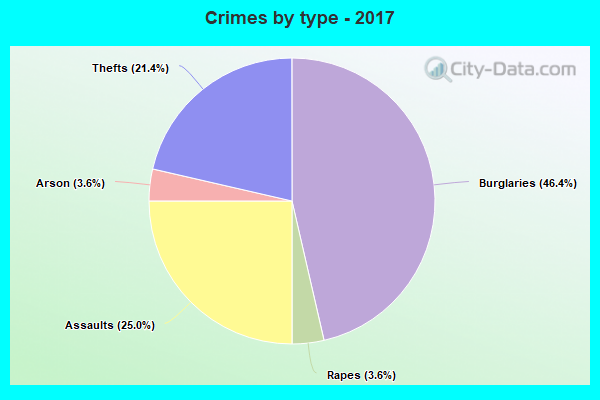 Crimes by type - 2017