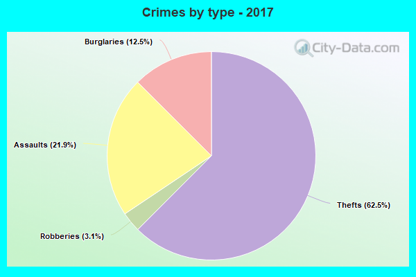 Crimes by type - 2017