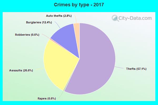 Crimes by type - 2017