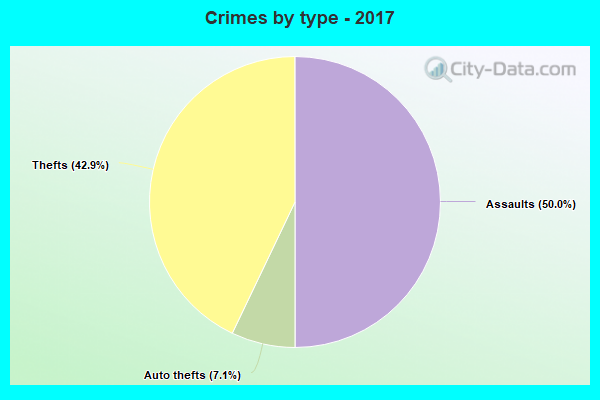 Crimes by type - 2017