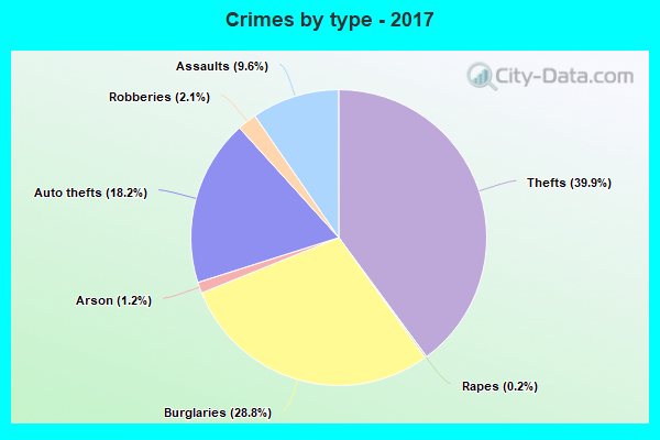 Crimes by type - 2017