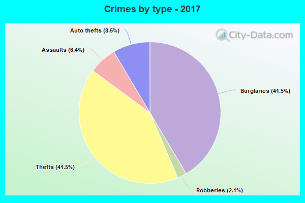 Crimes by type - 2017